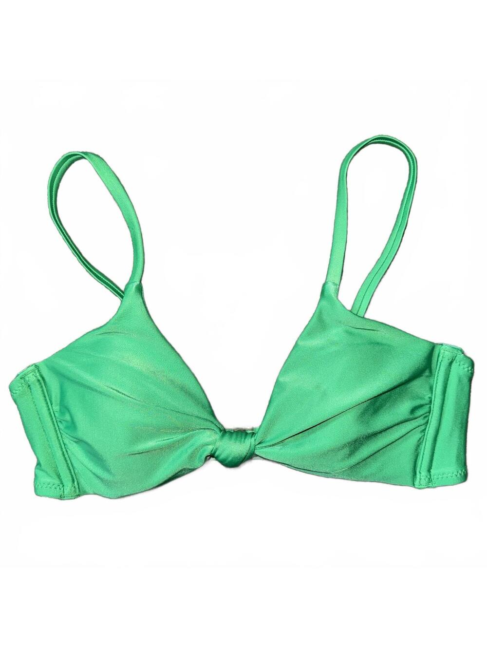 Wild Fable Green Knot Bikini Top Women's Size Small NWT